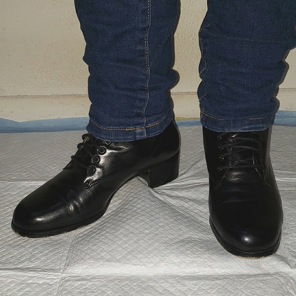 Nine West Black Leather Ankle Boots - Picture 8 of 12